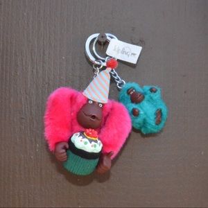 Happy Birthday Monkey Keychain